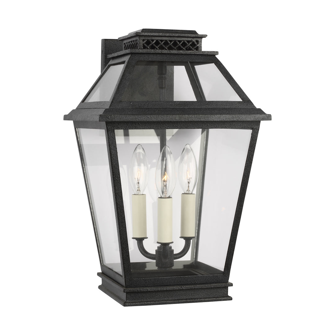 Visual Comfort Studio Canada - CO1023DWZ - Three Light Outdoor Wall Lantern - Falmouth - Dark Weathered Zinc