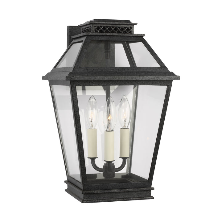 Visual Comfort Studio Canada - CO1023DWZ - Three Light Outdoor Wall Lantern - Falmouth - Dark Weathered Zinc