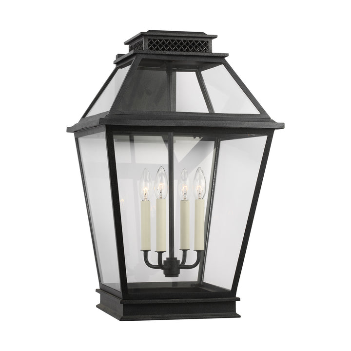 Visual Comfort Studio Canada - CO1044DWZ - Four Light Outdoor Wall Lantern - Falmouth - Dark Weathered Zinc