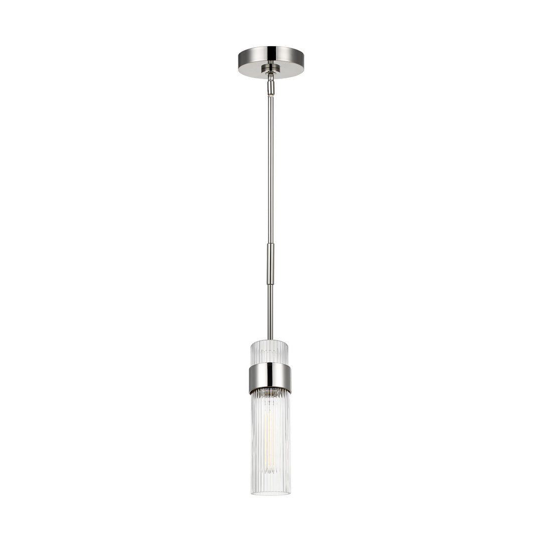 Visual Comfort Studio Canada - CP1161PN - One Light Pendant - Geneva - Polished Nickel