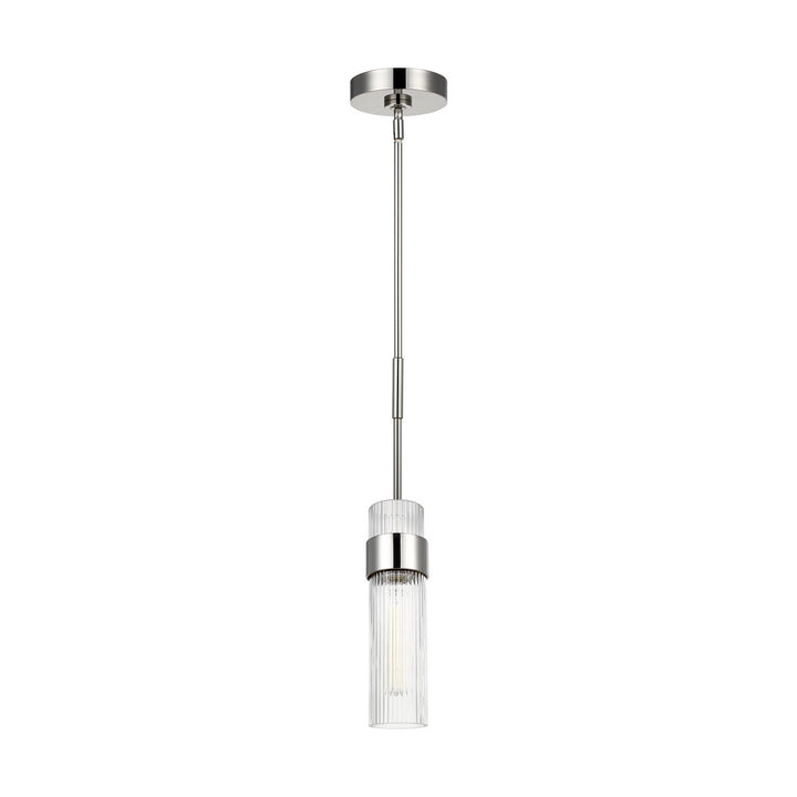 Visual Comfort Studio Canada - CP1161PN - One Light Pendant - Geneva - Polished Nickel