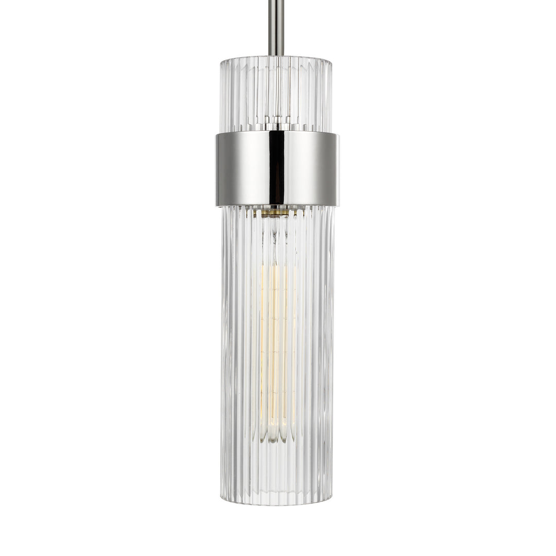 Visual Comfort Studio Canada - CP1161PN - One Light Pendant - Geneva - Polished Nickel