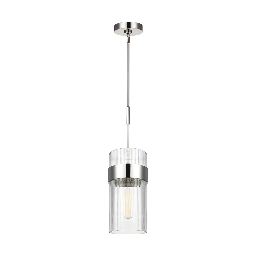 Visual Comfort Studio Canada - CP1171PN - One Light Pendant - Geneva - Polished Nickel