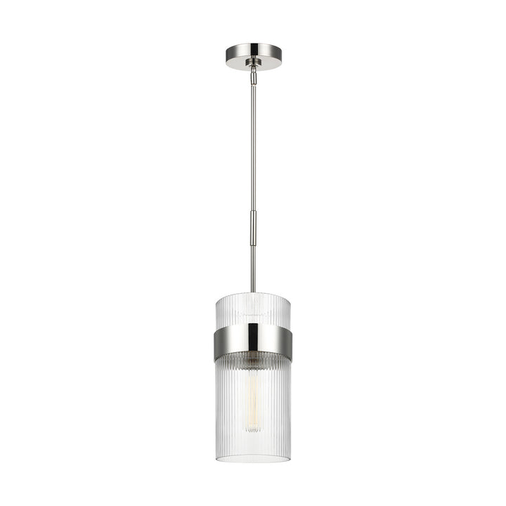 Visual Comfort Studio Canada - CP1171PN - One Light Pendant - Geneva - Polished Nickel