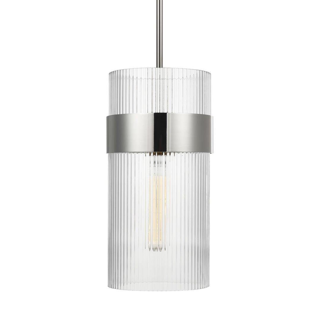 Visual Comfort Studio Canada - CP1171PN - One Light Pendant - Geneva - Polished Nickel