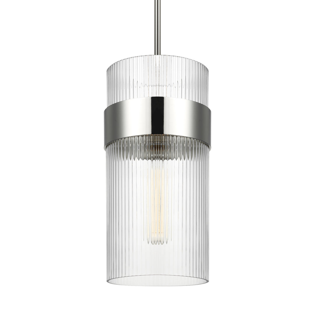 Visual Comfort Studio Canada - CP1171PN - One Light Pendant - Geneva - Polished Nickel