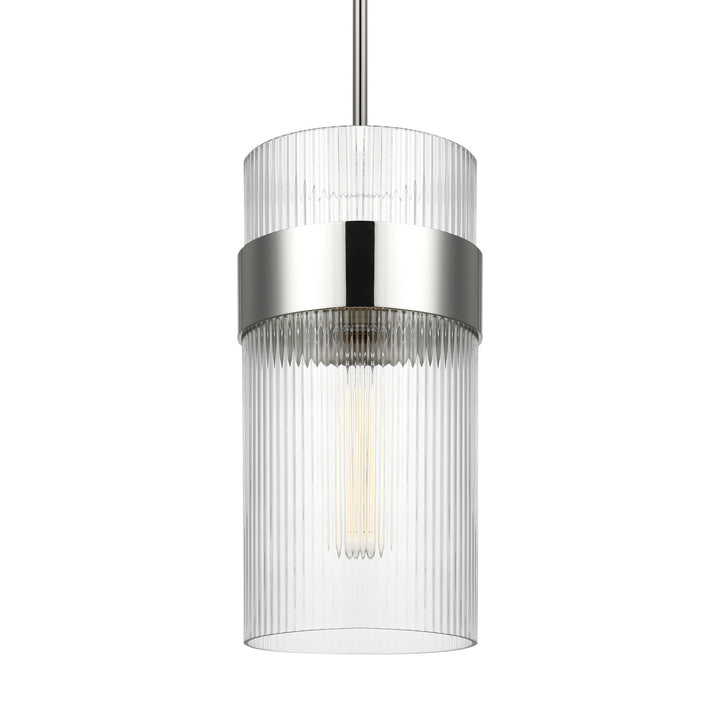 Visual Comfort Studio Canada - CP1171PN - One Light Pendant - Geneva - Polished Nickel