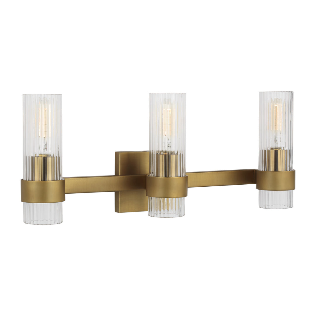 Visual Comfort Studio Canada - CV1023BBS - Three Light Vanity - Geneva - Burnished Brass