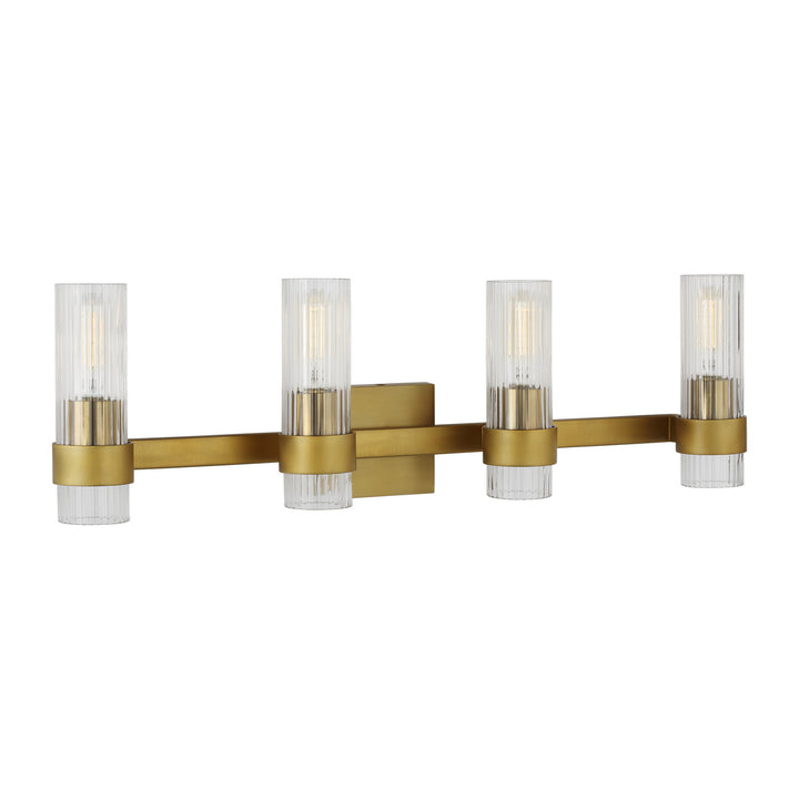 Visual Comfort Studio Canada - CV1024BBS - Four Light Vanity - Geneva - Burnished Brass