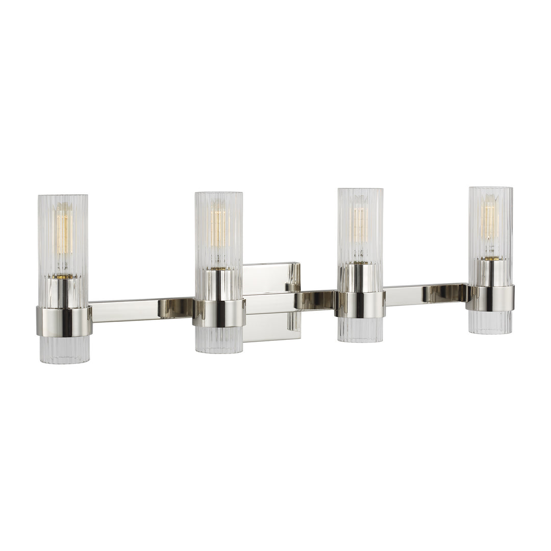 Visual Comfort Studio Canada - CV1024PN - Four Light Vanity - Geneva - Polished Nickel