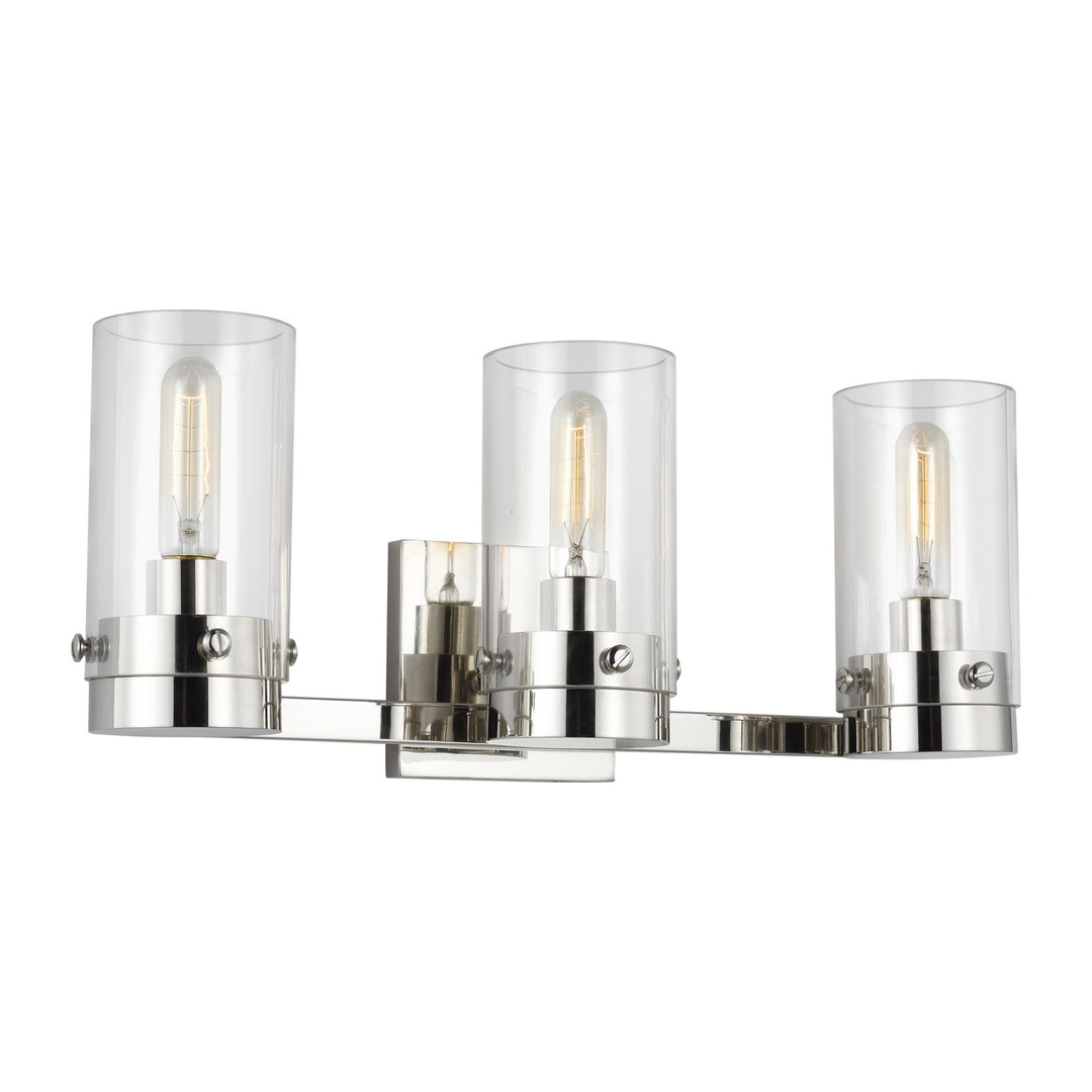 Visual Comfort Studio Canada - CW1003PN - Three Light Vanity - Garrett - Polished Nickel