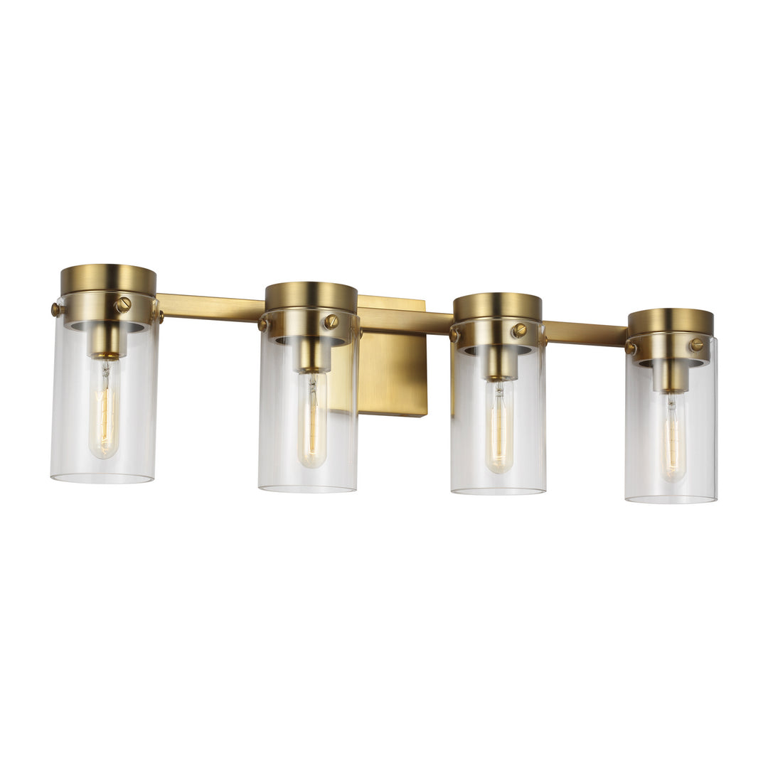 Visual Comfort Studio Canada - CW1004BBS - Four Light Vanity - Garrett - Burnished Brass