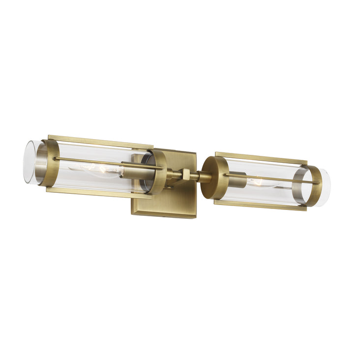 Visual Comfort Studio Canada - LV1002TWB - Two Light Wall Sconce - Flynn - Time Worn Brass