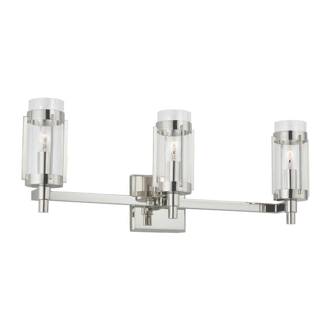 Visual Comfort Studio Canada - LV1023PN - Three Light Vanity - Flynn - Polished Nickel
