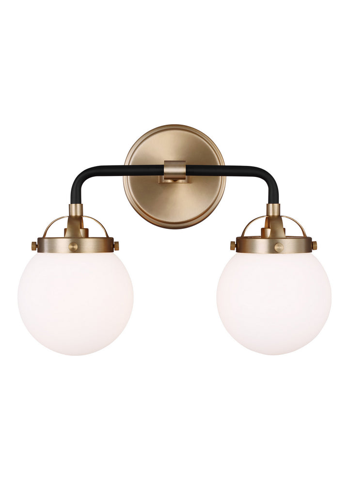 Visual Comfort Studio Canada - 4487902-848 - Two Light Wall / Bath - Cafe - Satin Brass