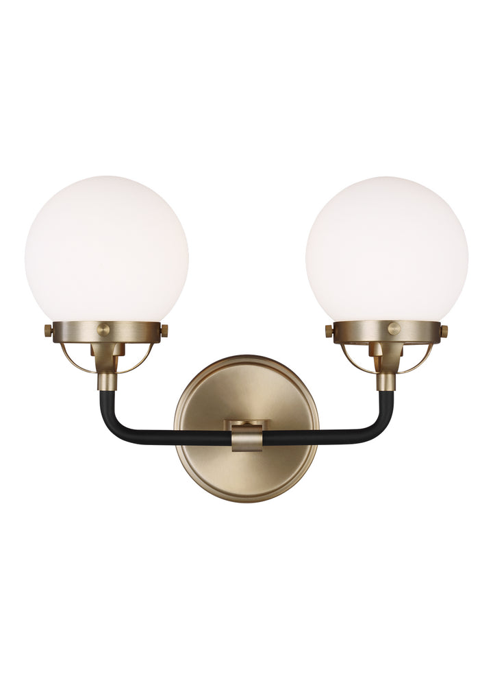 Visual Comfort Studio Canada - 4487902-848 - Two Light Wall / Bath - Cafe - Satin Brass