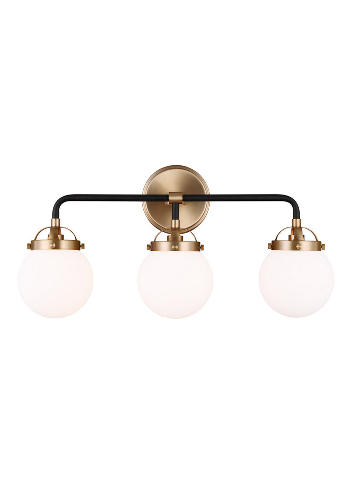 Visual Comfort Studio Canada - 4487903-848 - Three Light Wall / Bath - Cafe - Satin Brass