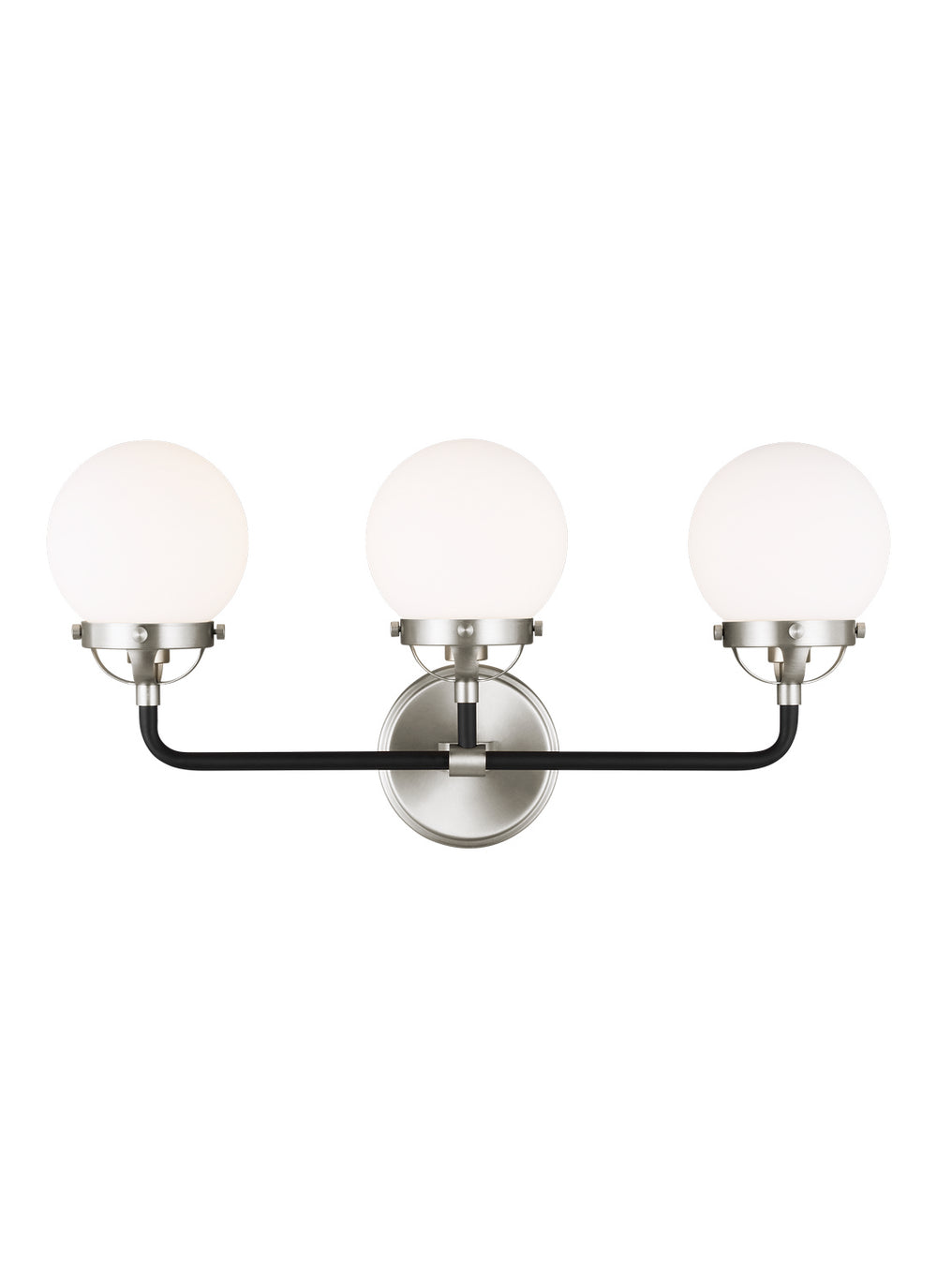 Visual Comfort Studio Canada - 4487903-962 - Three Light Wall / Bath - Cafe - Brushed Nickel