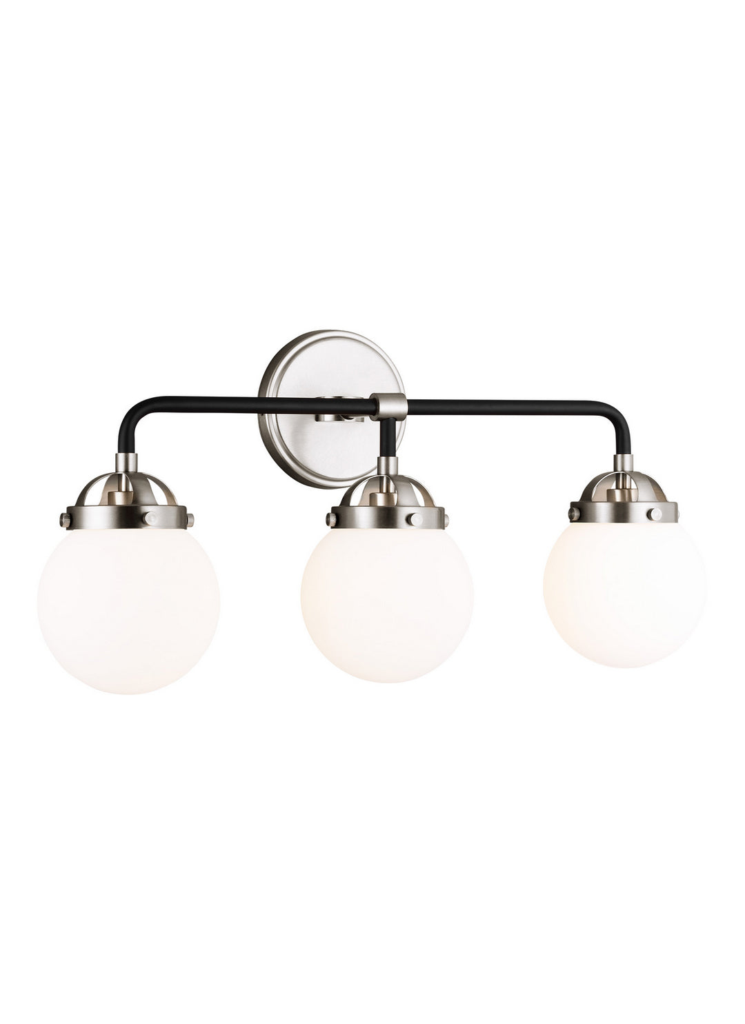 Visual Comfort Studio Canada - 4487903-962 - Three Light Wall / Bath - Cafe - Brushed Nickel