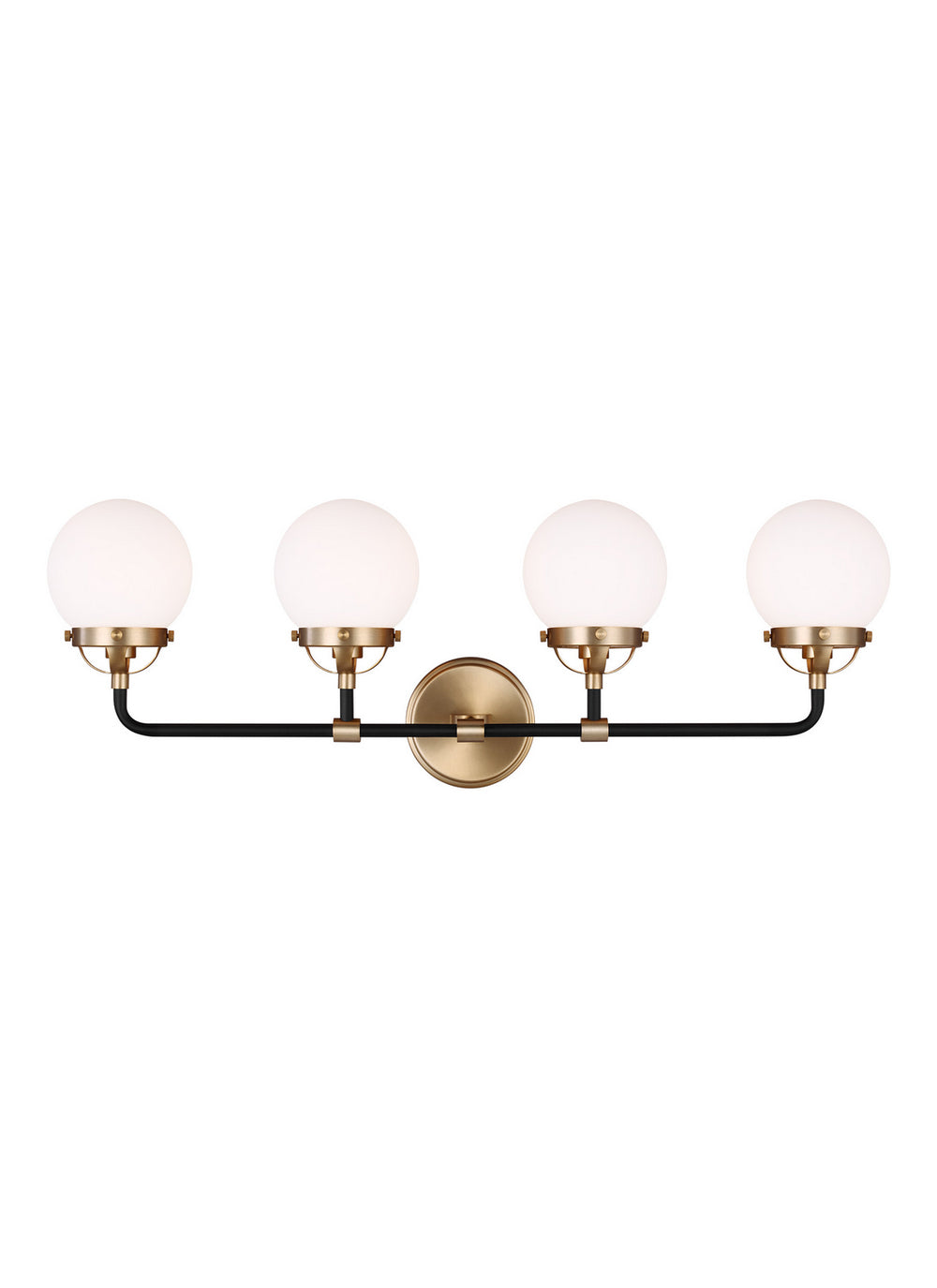Visual Comfort Studio Canada - 4487904-848 - Four Light Wall / Bath - Cafe - Satin Brass