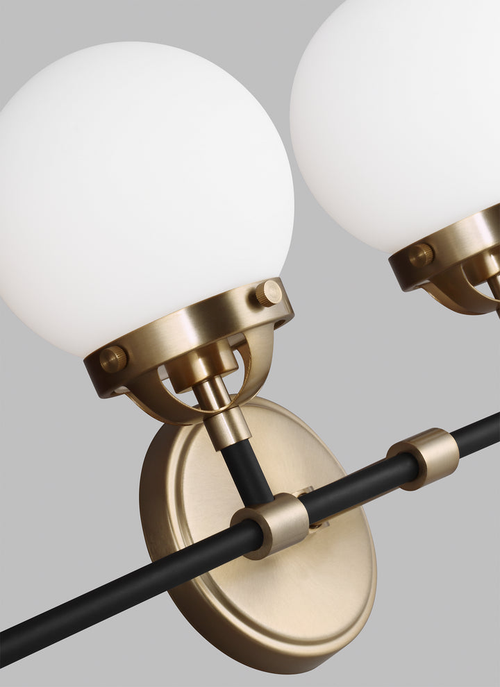 Visual Comfort Studio Canada - 4487904-848 - Four Light Wall / Bath - Cafe - Satin Brass