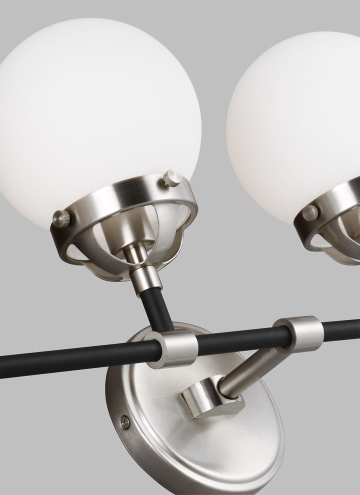 Visual Comfort Studio Canada - 4487904-962 - Four Light Wall / Bath - Cafe - Brushed Nickel