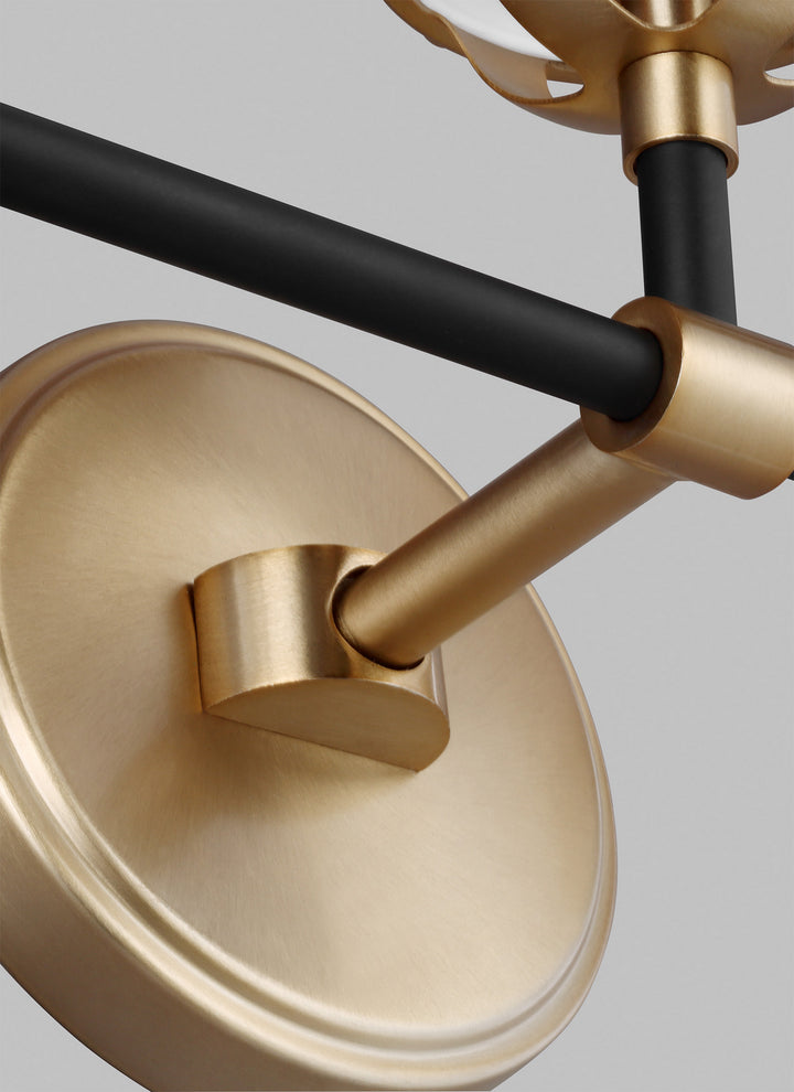 Visual Comfort Studio Canada - 4487905-848 - Five Light Wall / Bath - Cafe - Satin Brass