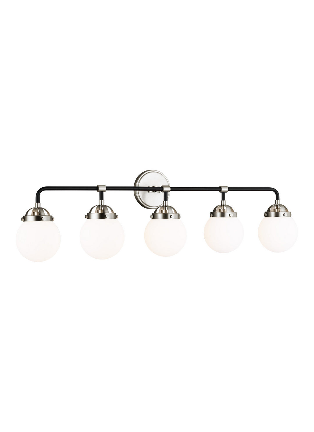 Visual Comfort Studio Canada - 4487905-962 - Five Light Wall / Bath - Cafe - Brushed Nickel