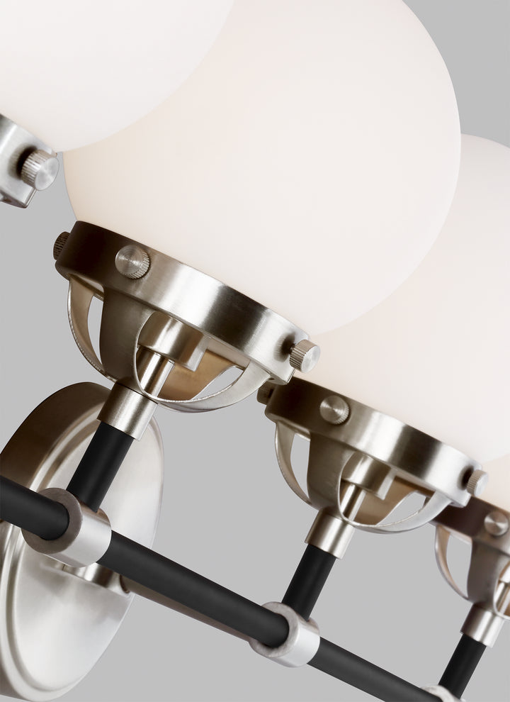 Visual Comfort Studio Canada - 4487905-962 - Five Light Wall / Bath - Cafe - Brushed Nickel