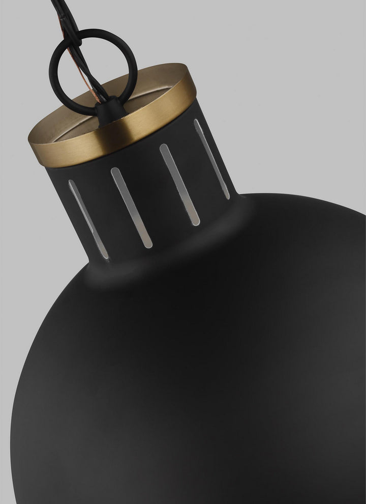 Visual Comfort Studio Canada - 6577101-112 - One Light Pendant - Hanks - Midnight Black