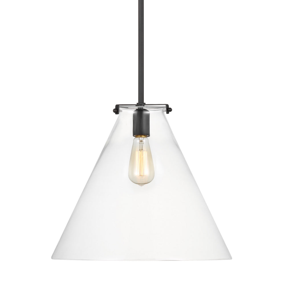 Visual Comfort Studio Canada - 6592101-112 - One Light Pendant - Kate - Midnight Black