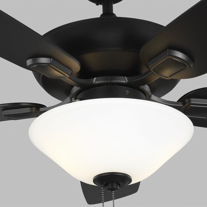 Generation Lighting Canada - 5COM52MBKD-V1 - 52" Ceiling Fan - Colony - Midnight Black