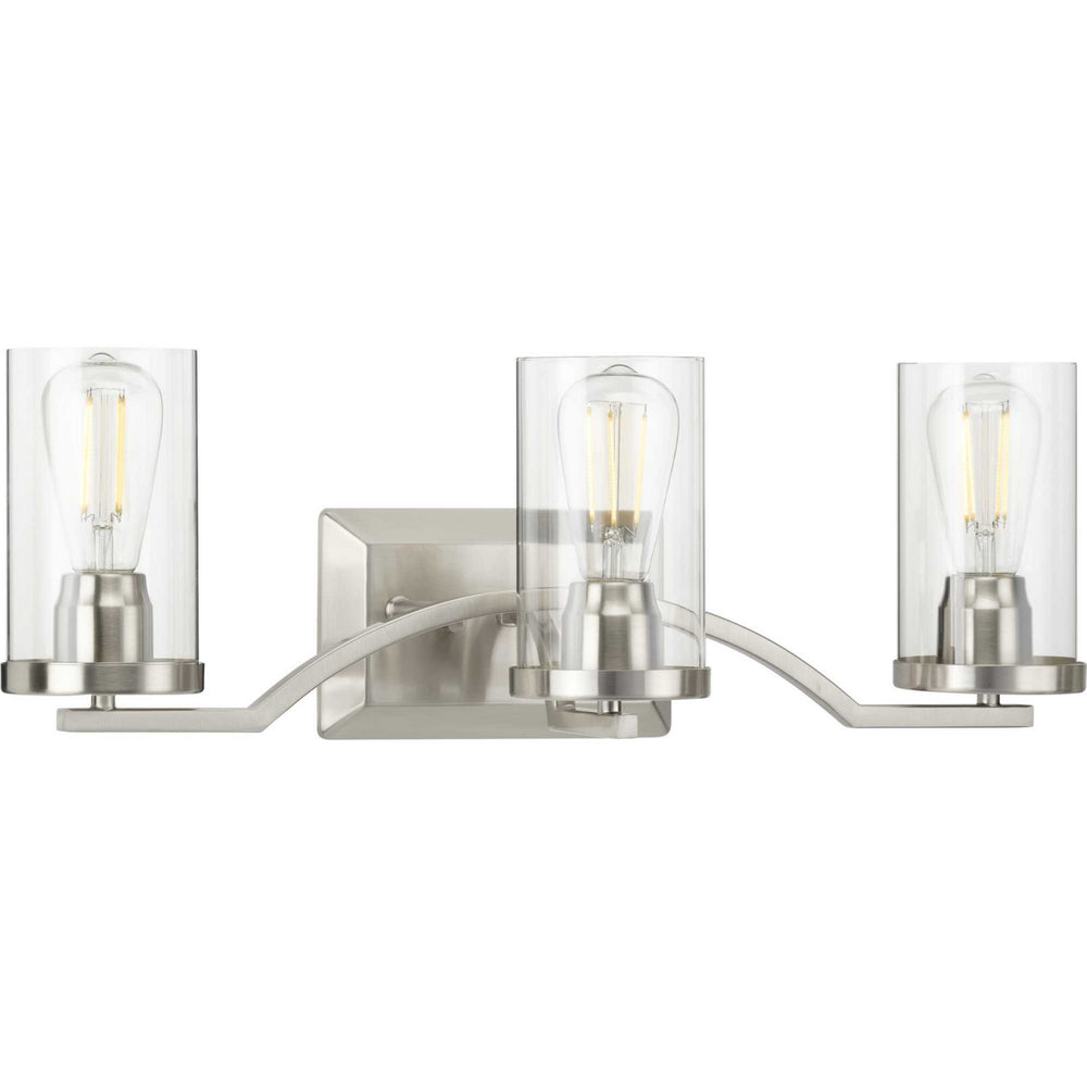 Progress Canada - P300258-009 - Three Light Bath - Lassiter - Brushed Nickel