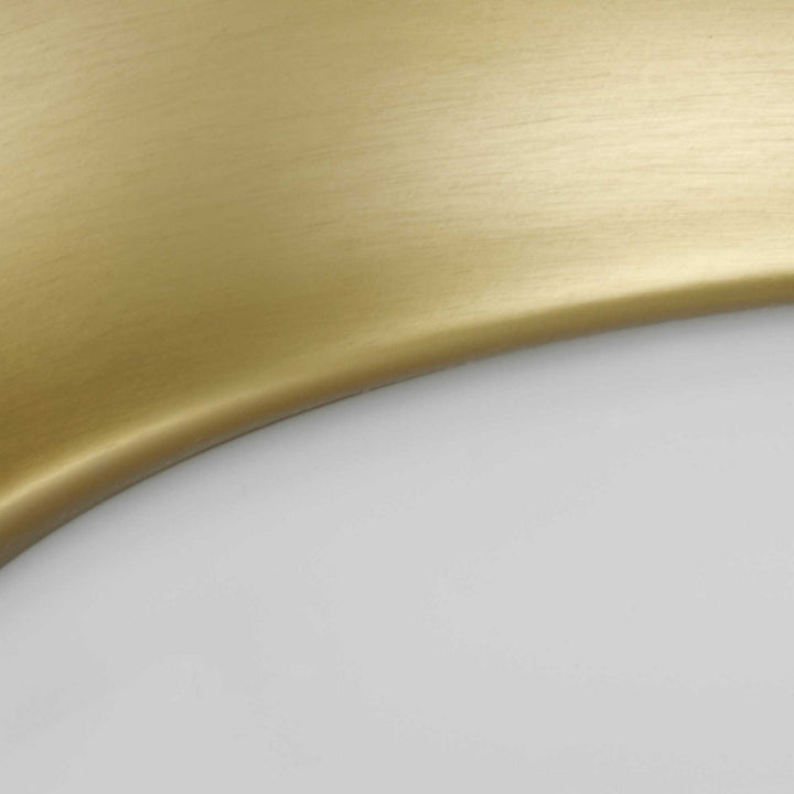 Progress Canada - P350146-012 - One Light Flush Mount - Etched Opal Dome - Satin Brass