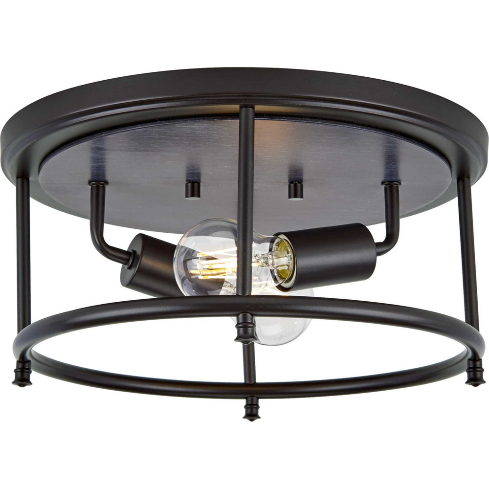 Progress Canada - P350151-031 - Two Light Flush Mount - Durrell - Black