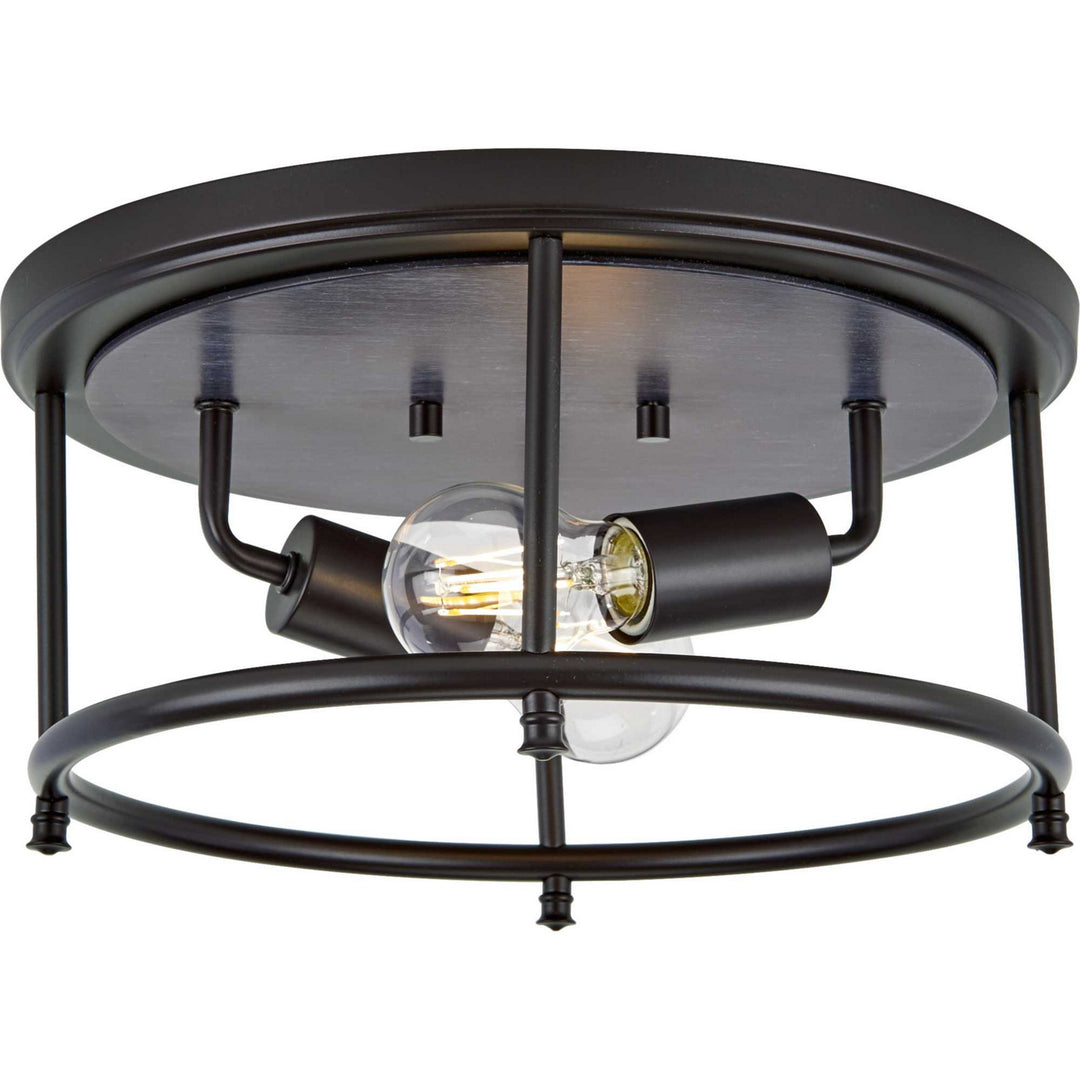 Progress Canada - P350151-031 - Two Light Flush Mount - Durrell - Black