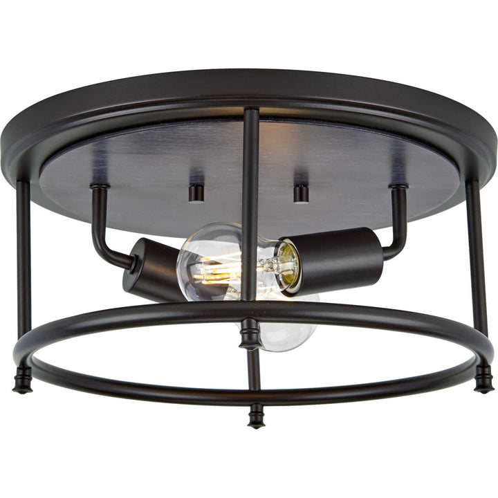 Progress Canada - P350151-031 - Two Light Flush Mount - Durrell - Black