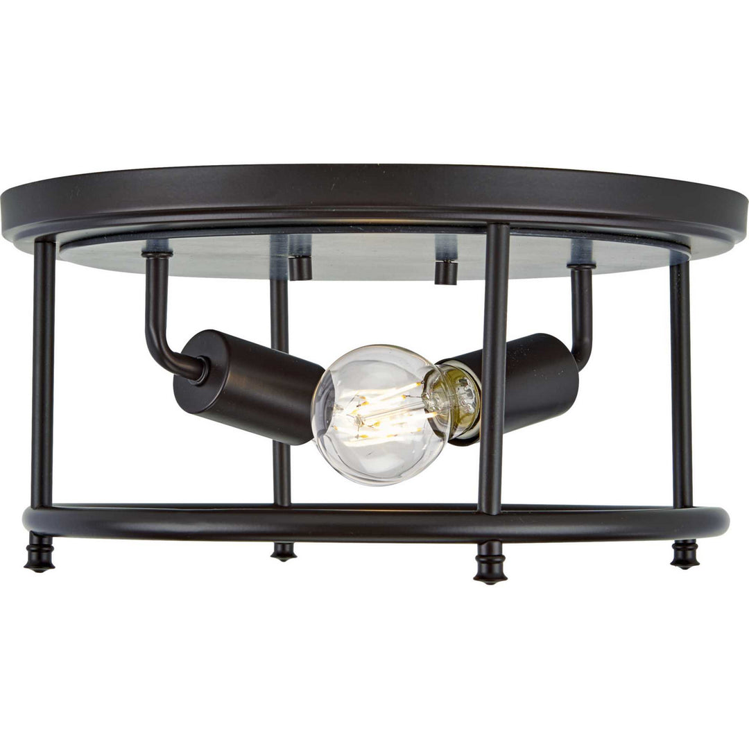 Progress Canada - P350151-031 - Two Light Flush Mount - Durrell - Black