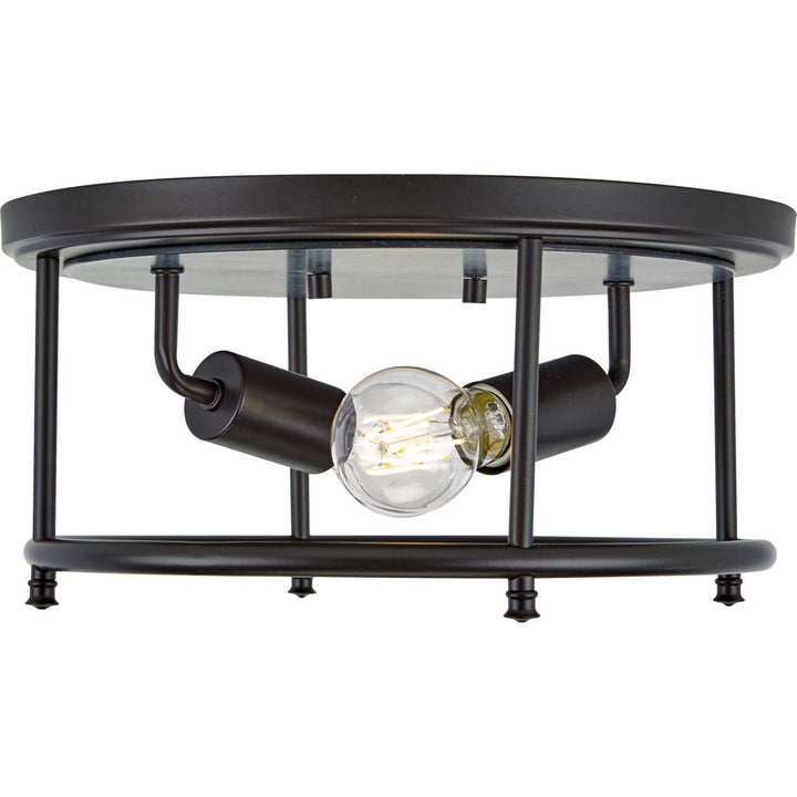 Progress Canada - P350151-031 - Two Light Flush Mount - Durrell - Black