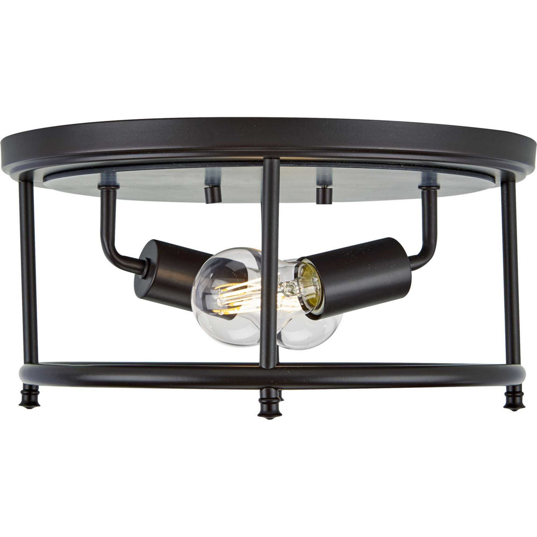 Progress Canada - P350151-031 - Two Light Flush Mount - Durrell - Black