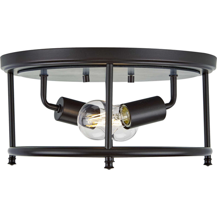 Progress Canada - P350151-031 - Two Light Flush Mount - Durrell - Black