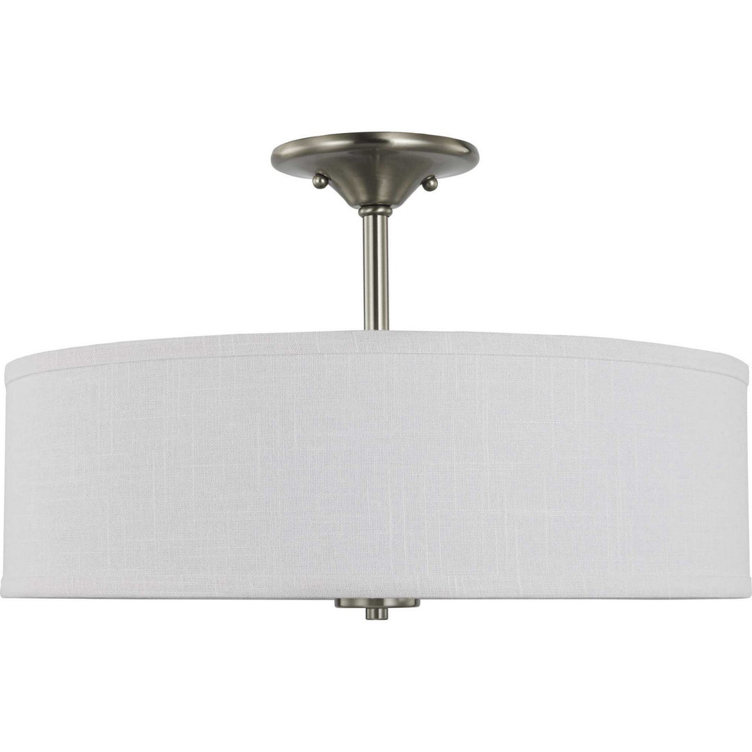 Progress Canada - P350167-009 - Three Light Semi Flush Mount - Inspire - Brushed Nickel