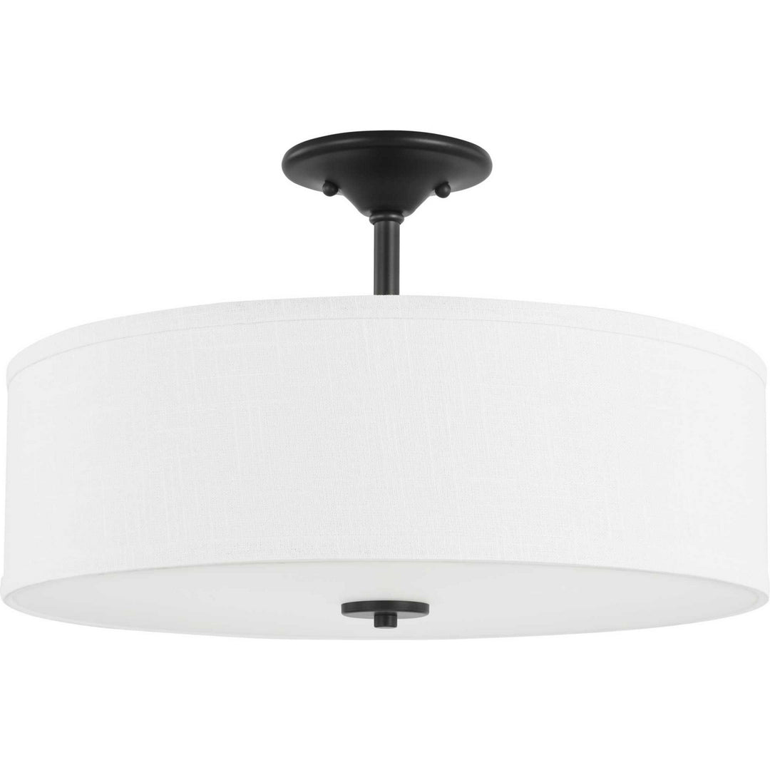 Progress Canada - P350167-143 - Three Light Semi Flush Mount - Inspire - Graphite