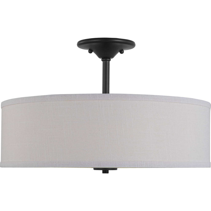 Progress Canada - P350167-143 - Three Light Semi Flush Mount - Inspire - Graphite