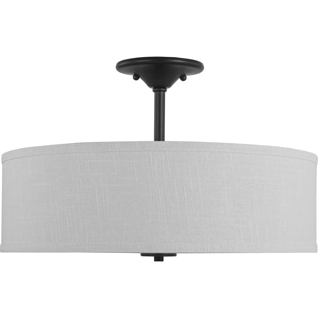 Progress Canada - P350167-143 - Three Light Semi Flush Mount - Inspire - Graphite