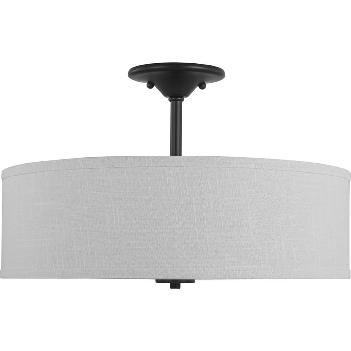 Progress Canada - P350167-143 - Three Light Semi Flush Mount - Inspire - Graphite