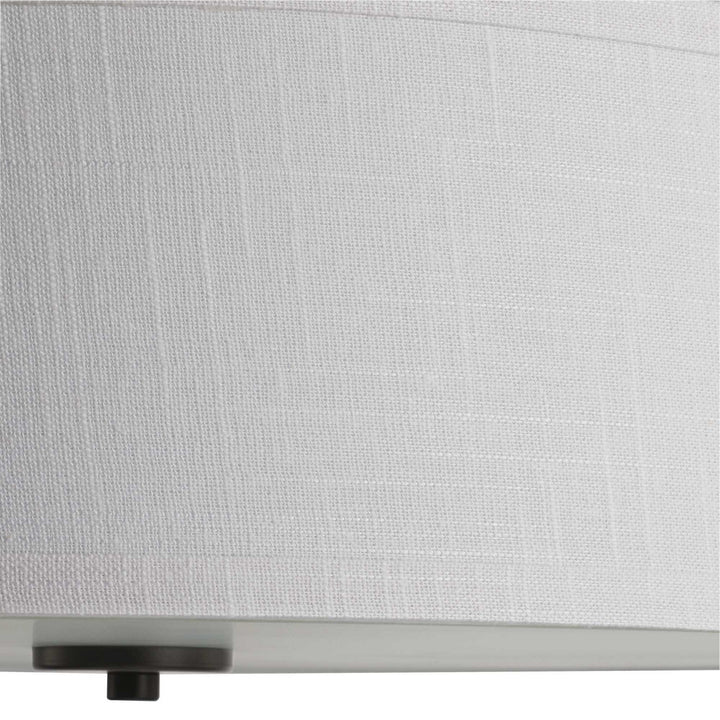 Progress Canada - P350167-143 - Three Light Semi Flush Mount - Inspire - Graphite