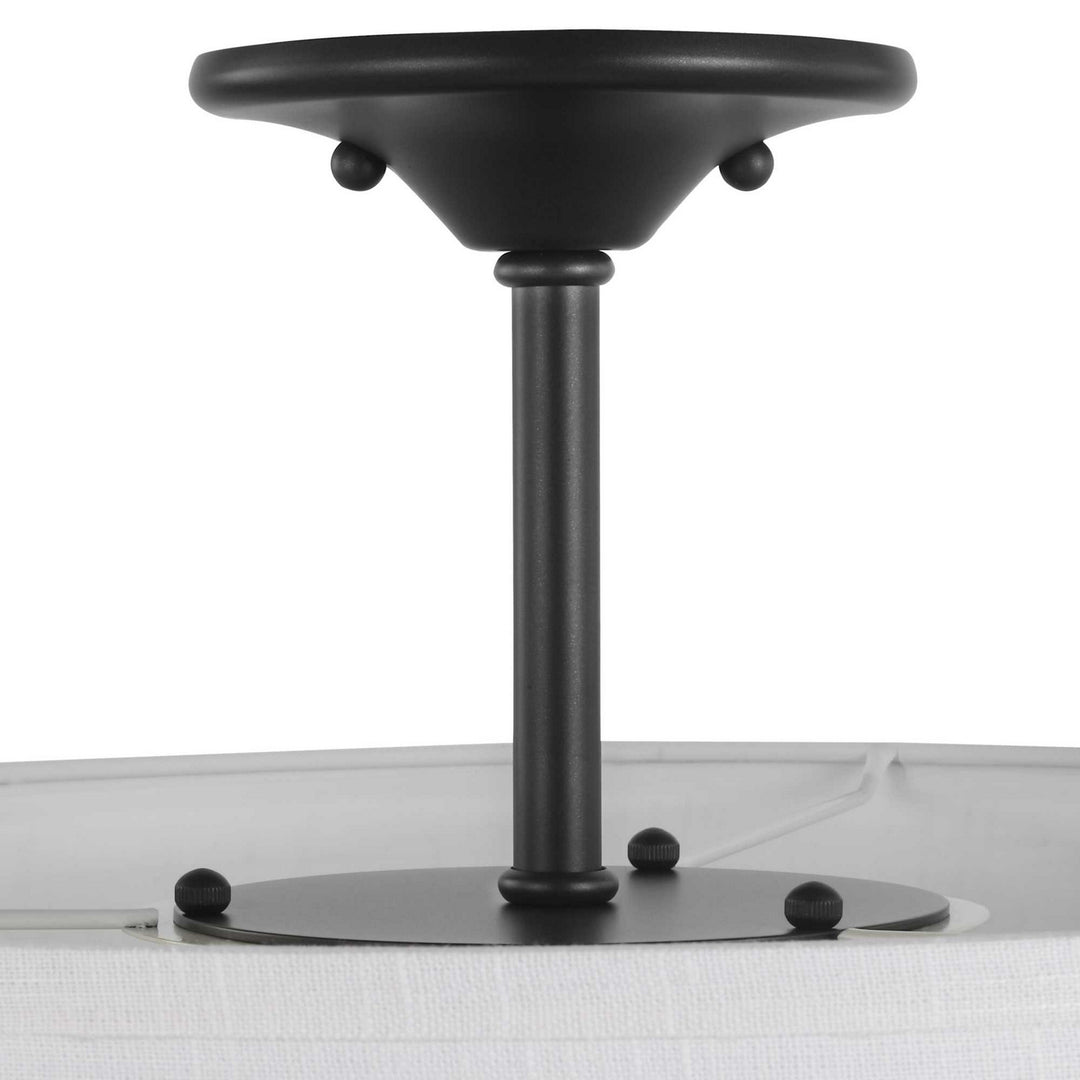 Progress Canada - P350167-143 - Three Light Semi Flush Mount - Inspire - Graphite