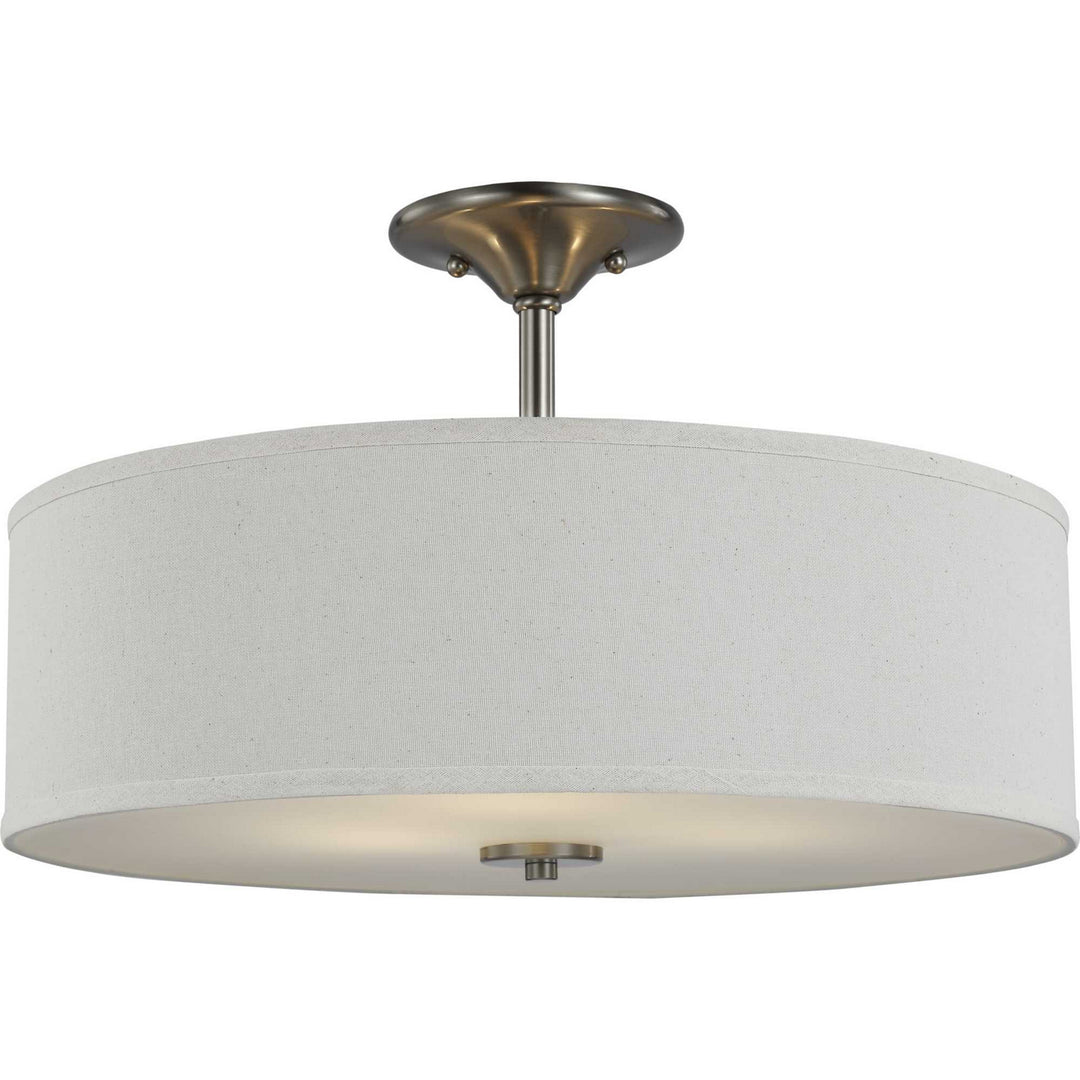 Progress Canada - P350168-009 - Three Light Semi Flush Mount - Inspire - Brushed Nickel