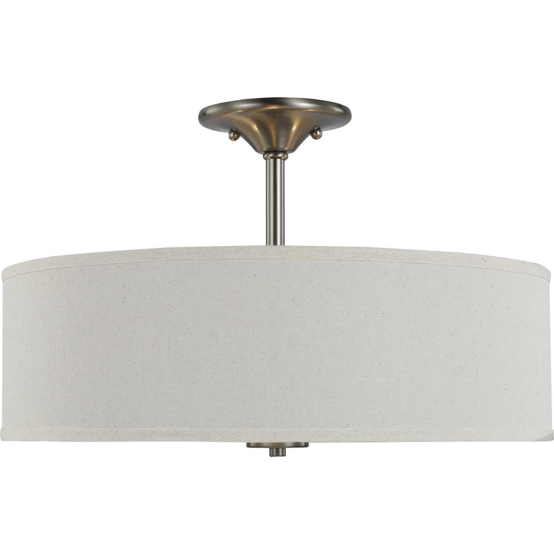 Progress Canada - P350168-009 - Three Light Semi Flush Mount - Inspire - Brushed Nickel